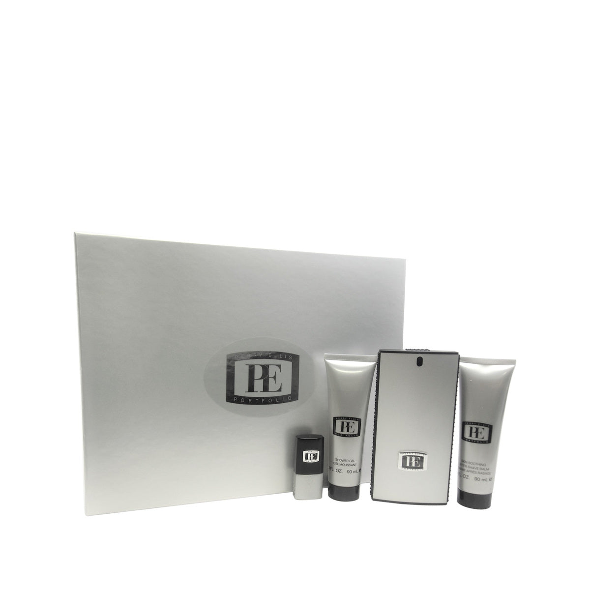 Estuche completo de Perry Ellis Portfolio EDT Gift Set for Men (4PC)