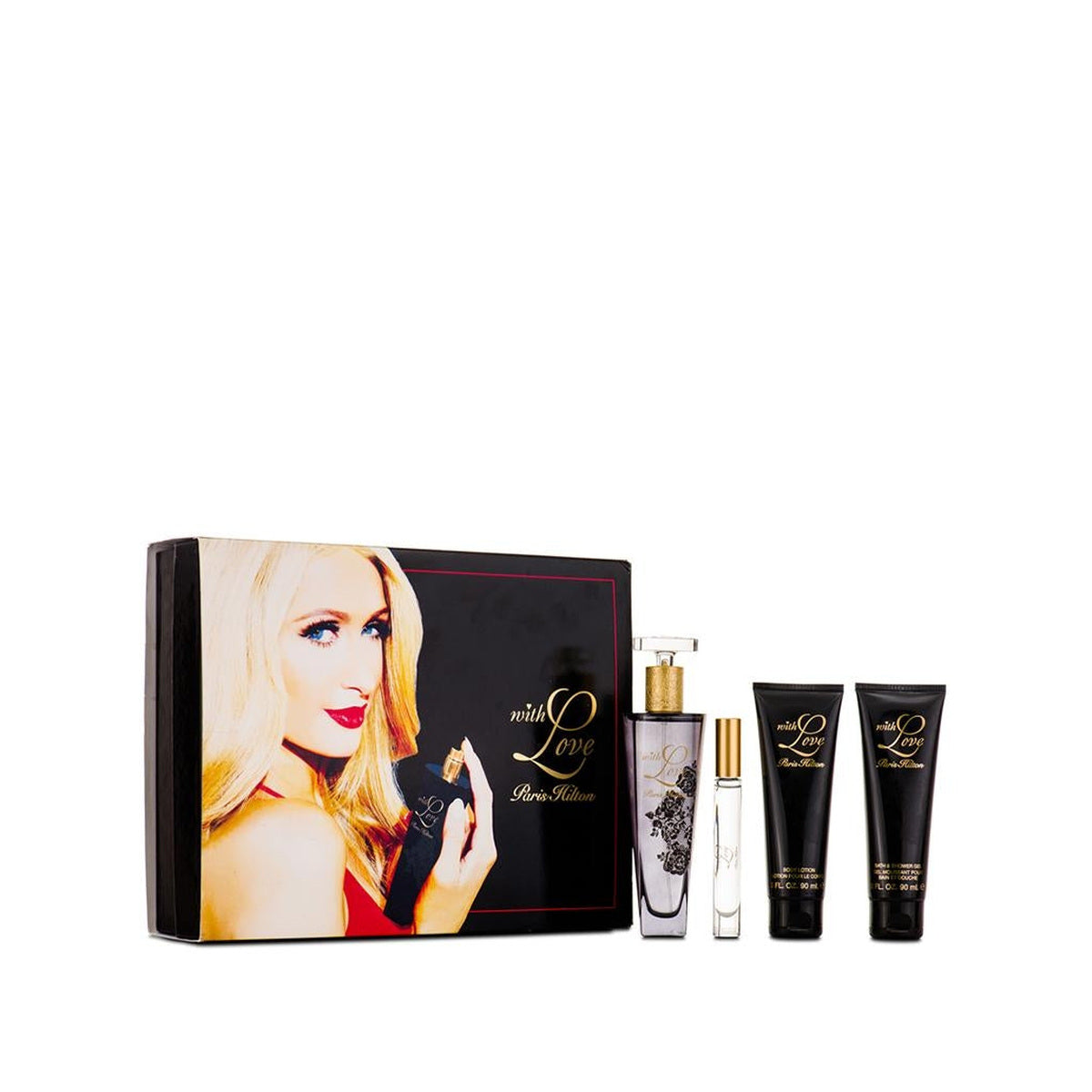 Estuche completo de With Love EDP Gift Set (4PC)
