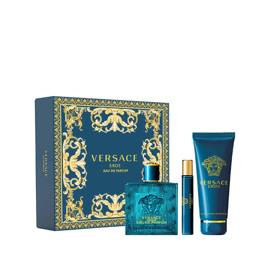 Estuche completo de Versace Eros Eau de Parfum Gift Set for Men (3PC)