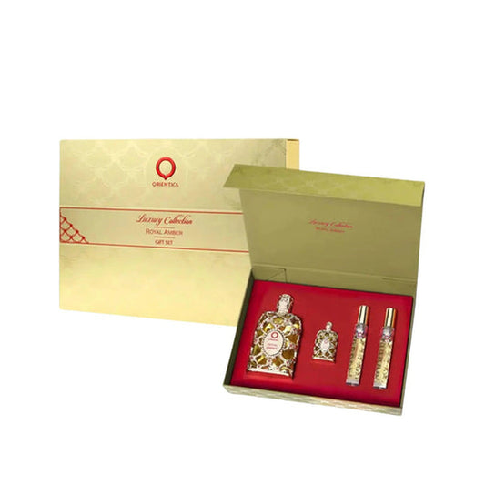 Estuche completo de Orientica Royal Amber EDP Gift Set 4 (PCS) (Unisex)