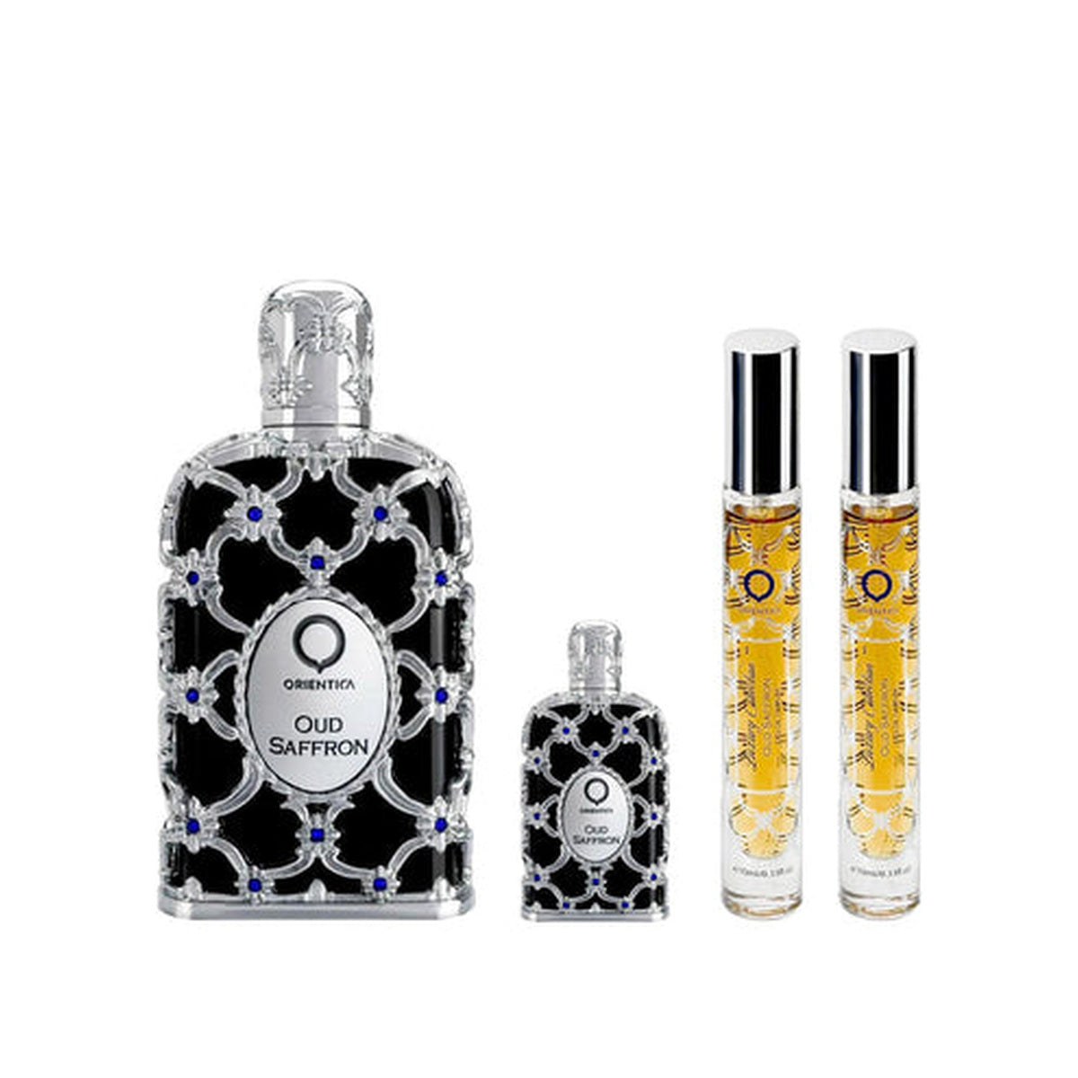 Estuche completo de Orientica Oud Saffron EDP Gift Set 4 (PCS) (Unisex)