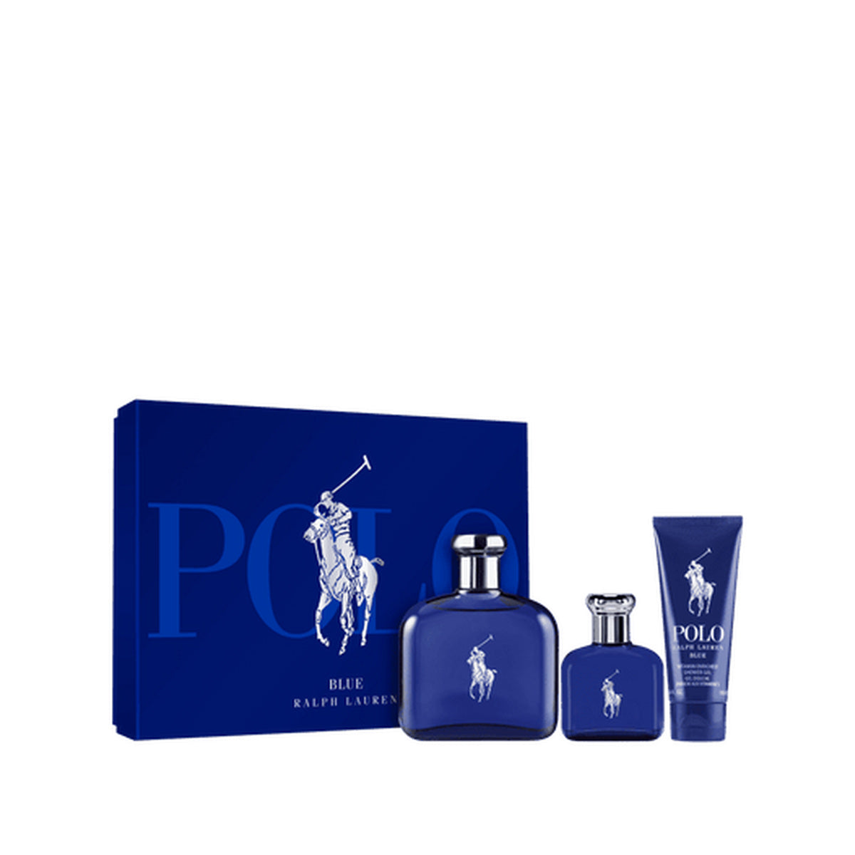 Estuche completo de Polo Blue Eau de Parfum for Men Gift Set (3PC)