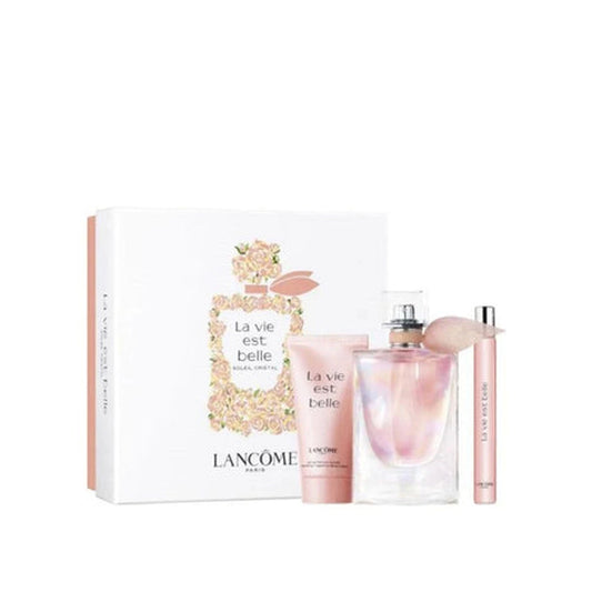 Estuche completo de La Vie Est Belle Soleil Cristal L'Eau De Parfum Gift Set (3PC)