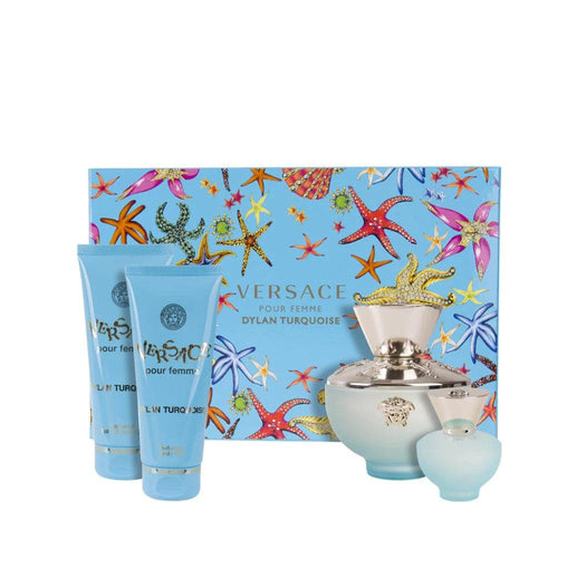 Estuche completo de Dylan Turquoise Eau de Toilette Gift Set (4PC) for women