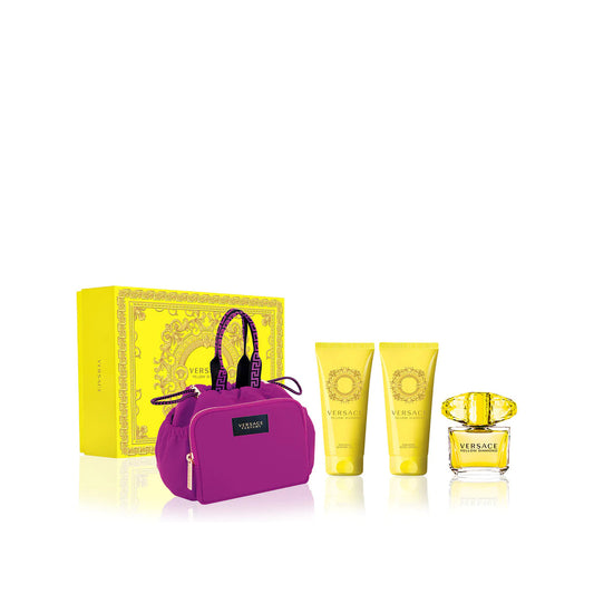 Estuche completo de Yellow Diamond EDT Gift Set for Women (4PC)