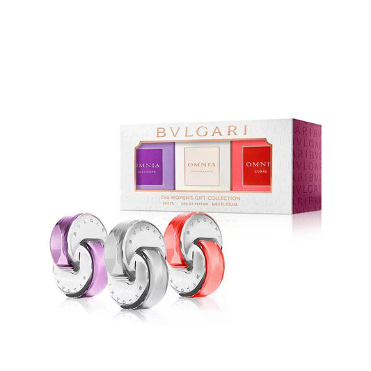 Estuche completo de Bvlgari Collection Omnia EDT Mini Gift Set (3PC)