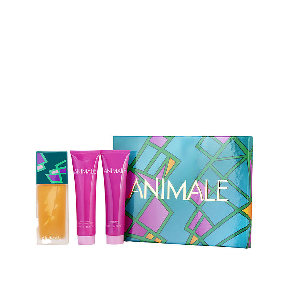 Estuche completo de Animale Eau de Parfum Gift Set for Women (3PC) — 100mL + Body Lotion 100mL + Shower Gel 100mL