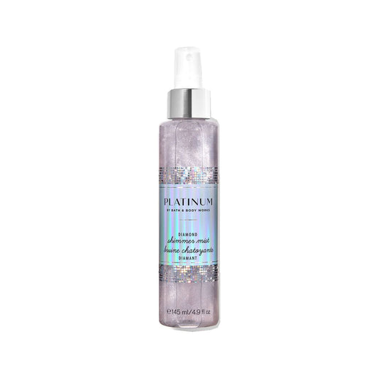 Frasco de Platinum Diamond Shimmer  Body Mist