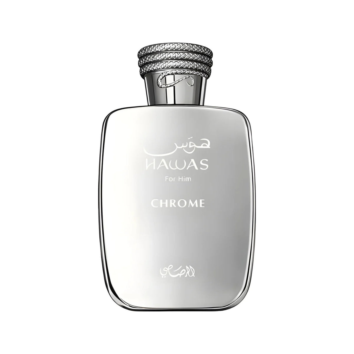 Frasco de Rasasi Hawas Chrome Eau de Parfum