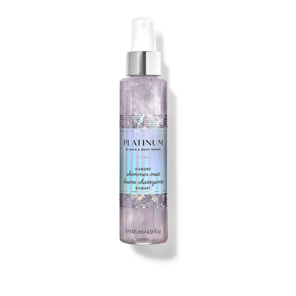 Frasco de Platinum Diamond Shimmer  Body Mist