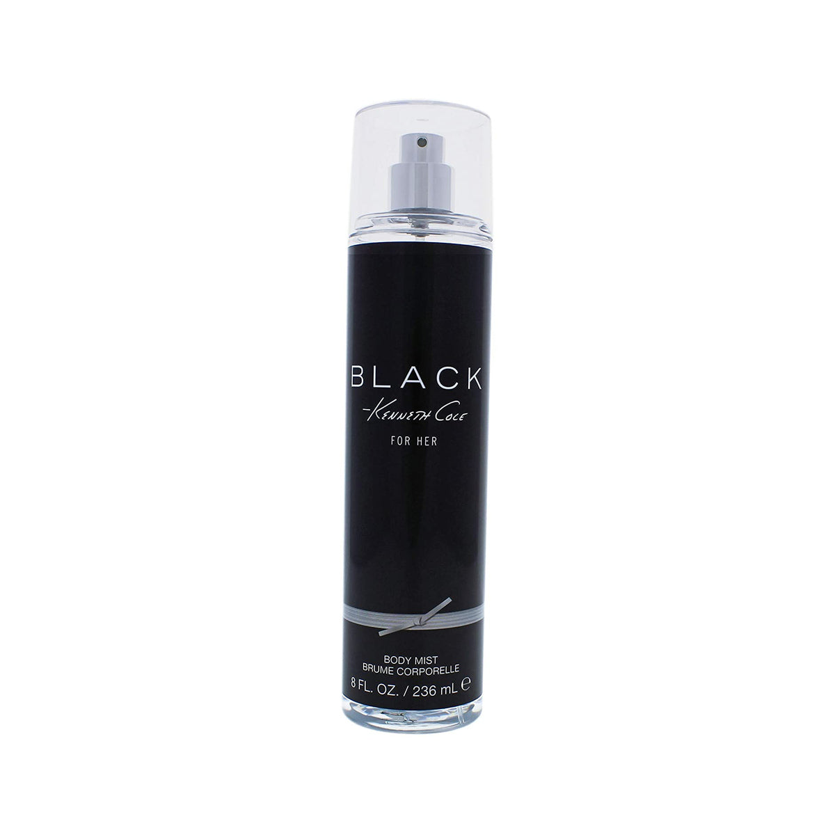 Frasco de Kenneth Cole Black for Her Body Mist