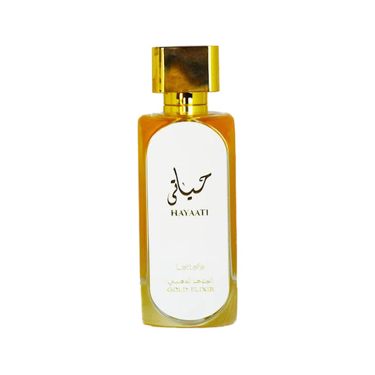 Frasco de Hayaati Gold Elixir Eau de Parfum