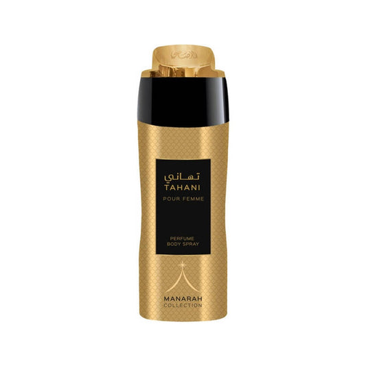 Frasco de Manarah Collection Tahani PF Perfum Body Spray