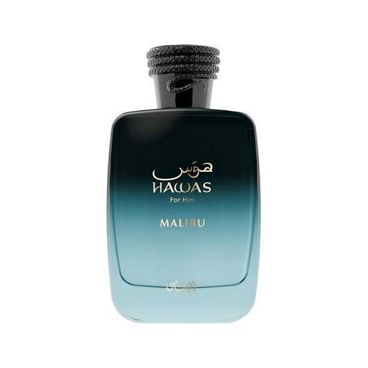 Frasco de Rasasi Hawas Malibu Eau de Parfum