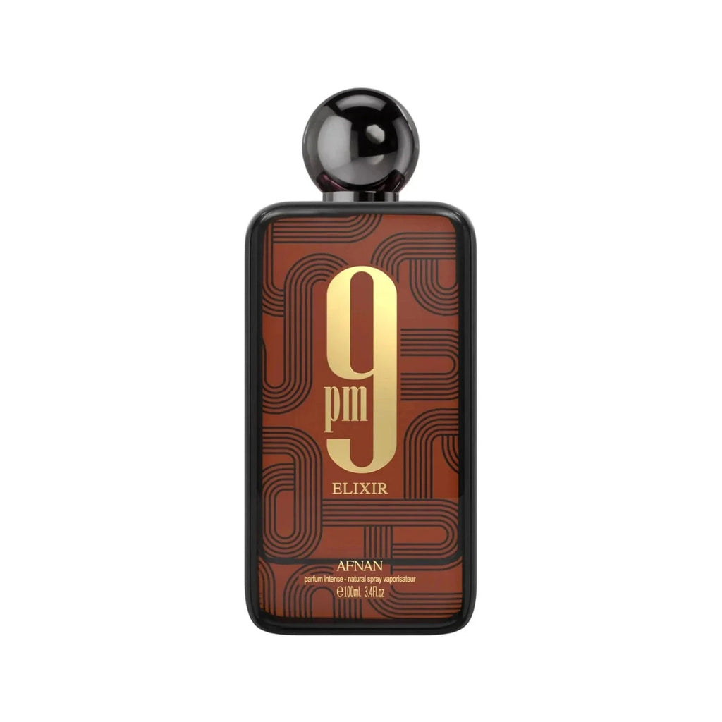 Frasco de 9pm Elixir Parfum Intense