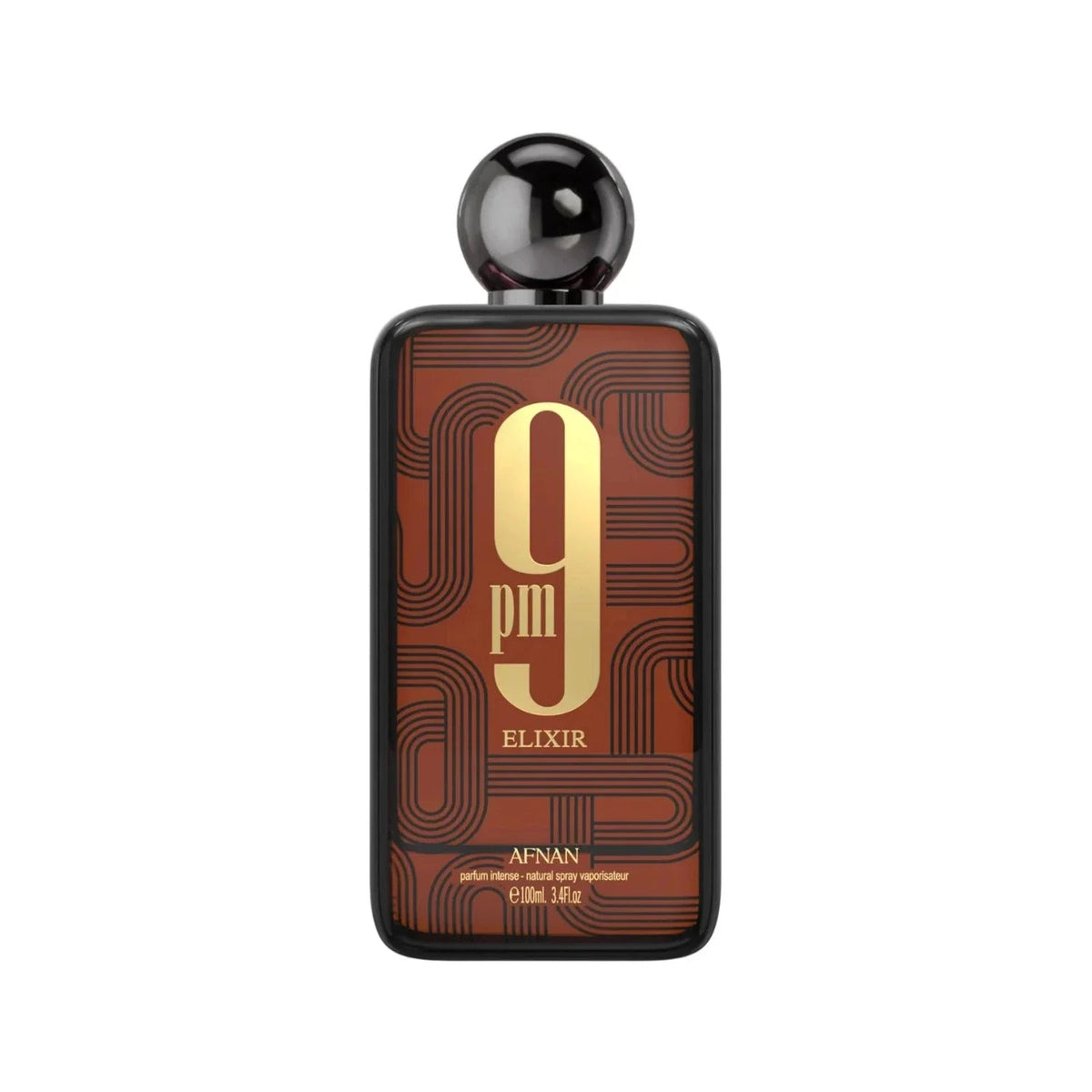 Frasco de 9pm Elixir Parfum Intense