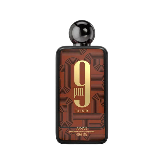 Frasco de 9pm Elixir Parfum Intense