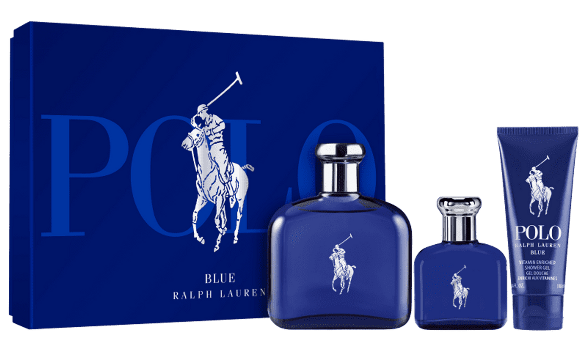 Polo Blue EDP Gift Set for Men (3PC) - Perfume Planet