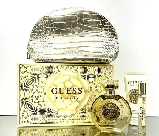 Guess Bella Vita EDP for Women Gift Set (4PCS) - Perfume Planet 