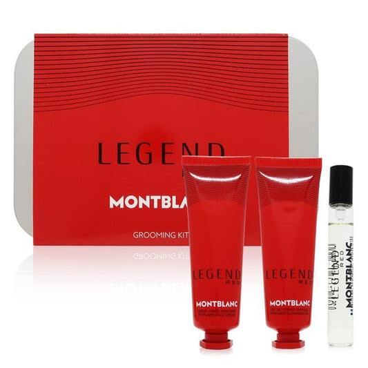 Montblanc Legend Red EDP for Men Grooming Kit (3 PCS) - Perfume Planet 