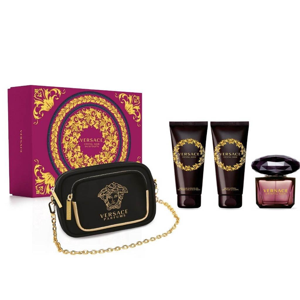 Crystal Noir EDT Gift Set for Women (4PC) - Perfume Planet