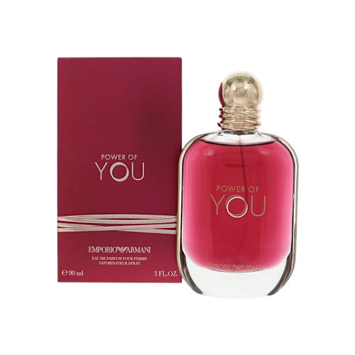 Emporio Armani Power of You 90mL bottle and retail box