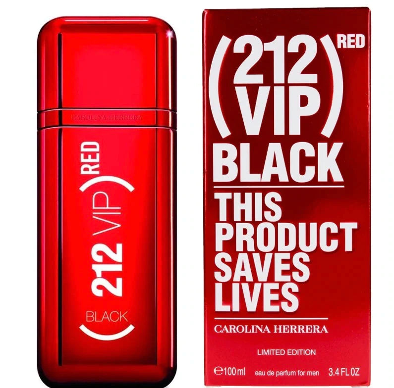 CH 212 VIP Black Red EDP for Men (Limited Edition) - Perfume Planet 