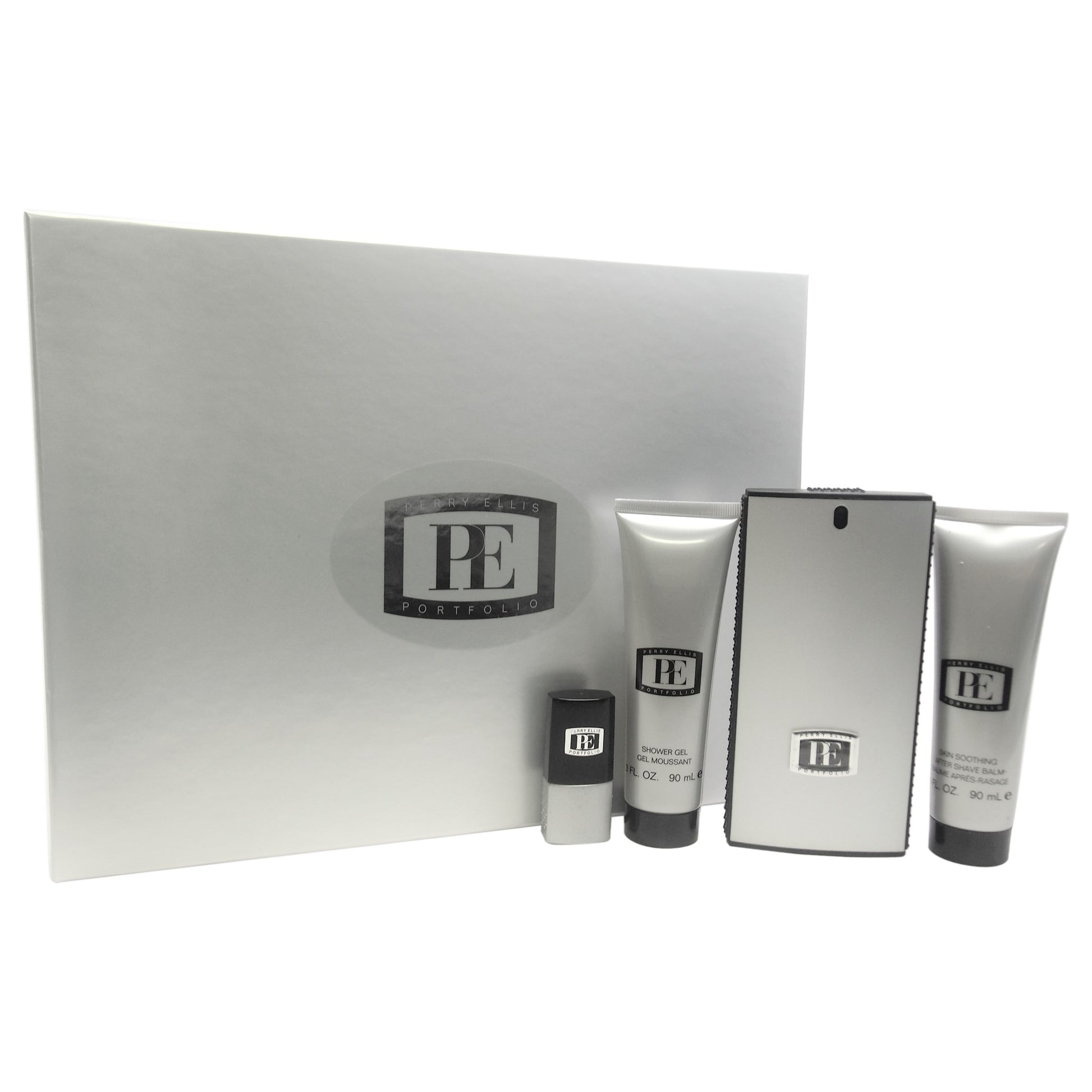 Perry Ellis Portfolio EDT Gift Set for Men (4PC) - Perfume Planet 