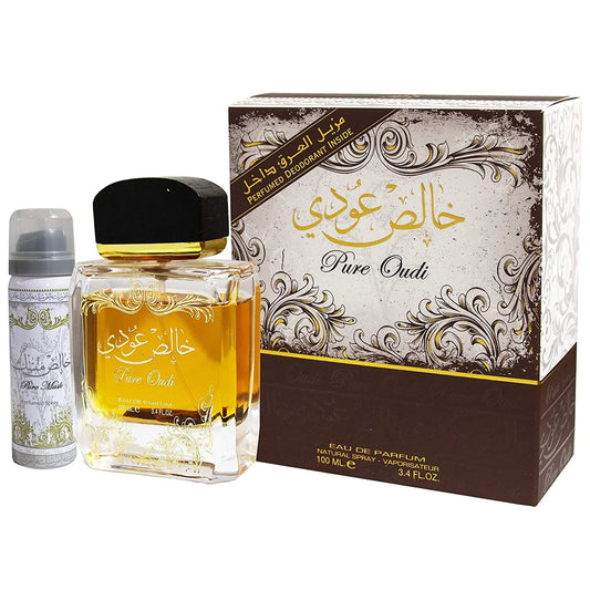 Khalis Oudi (Pure Oudi) Eau de Parfum with Deo (Unisex) - Perfume Planet 