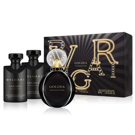 Goldea The Roman Night EDP Gift Set for Women (3PC) - Perfume Planet 