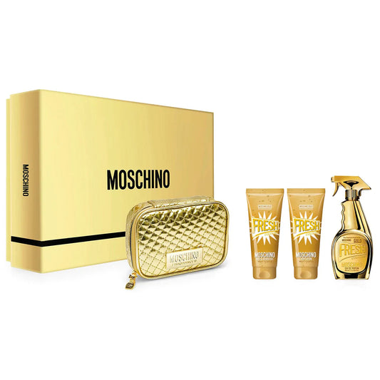 Moschino Gold Fresh Couture EDP Gift Set (4PC) - Perfume Planet 